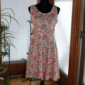 TOMS Ware Floral Print Fit & Flare Sleeveless Dres